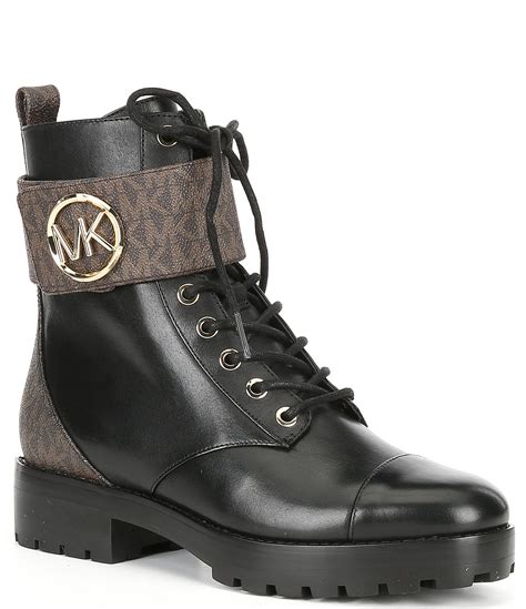 leather michael kors boots|michael kors ankle boots dillard's.